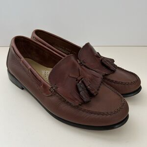 GH Bass Weejuns Jaclyn Loafers Womens Brown Tassel Shoe Size 8.5 Wide